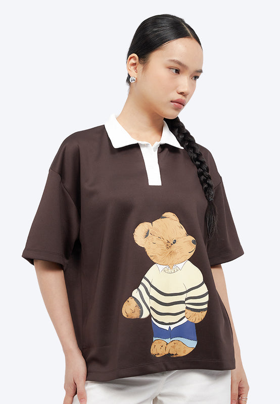 Oversized Jersey with Graphic