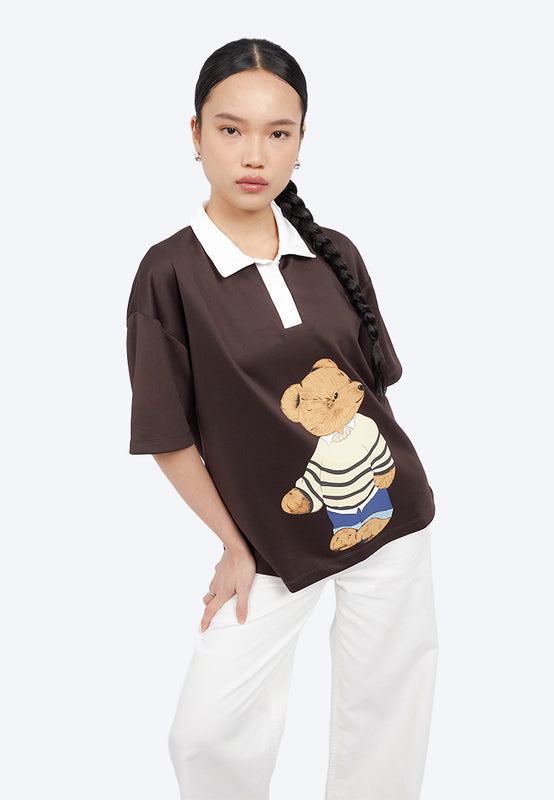 Oversized Jersey with Graphic