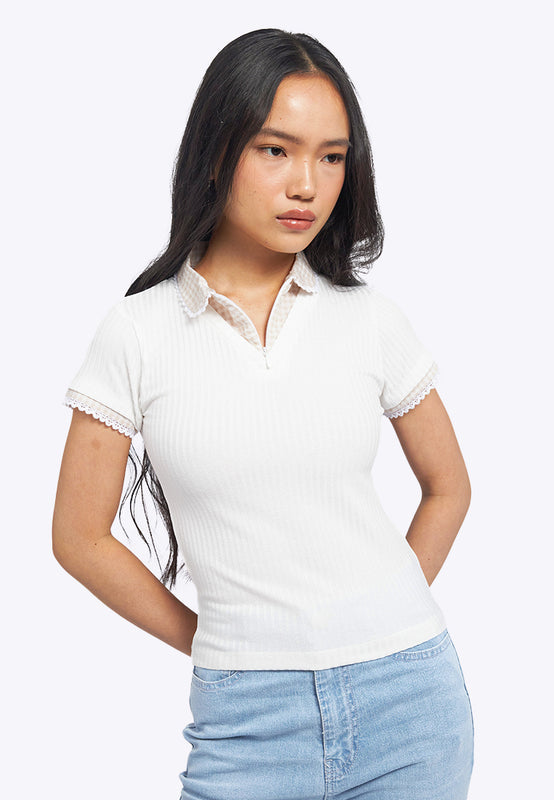 Short Sleeve Layered Top