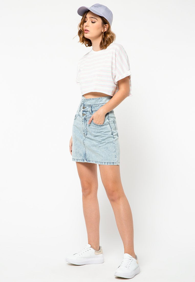 Stripe Crop Top