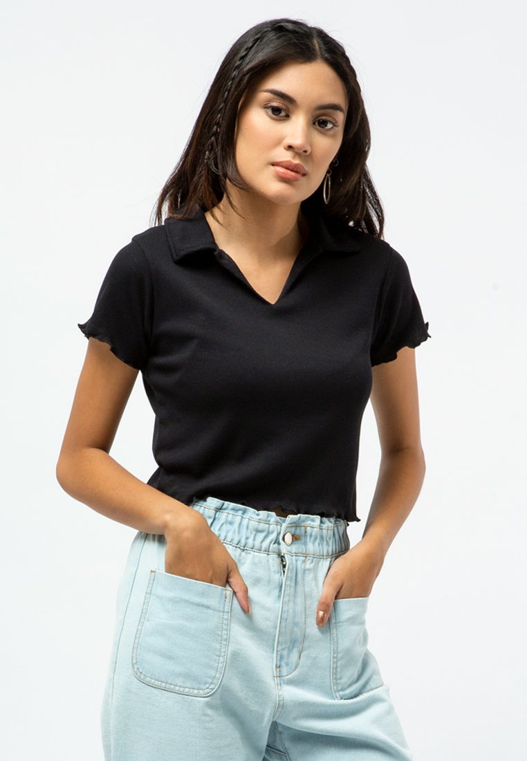 V-neck Polo Shirt