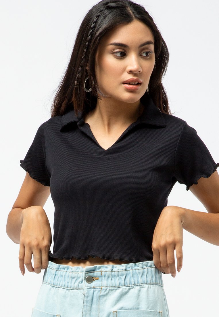 V-neck Polo Shirt