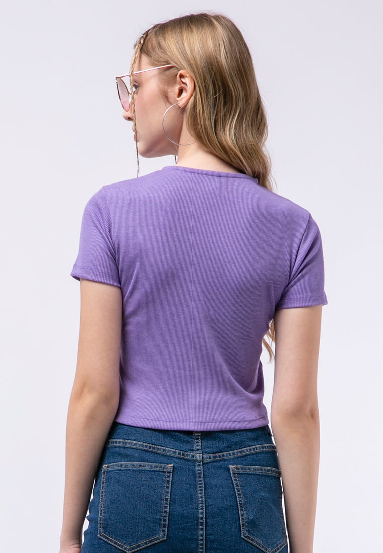 Ruched Short Sleeve Top