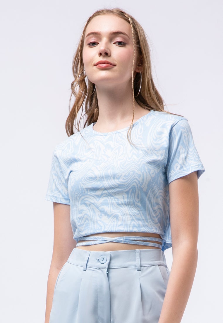 Printed T-shirt with Strap