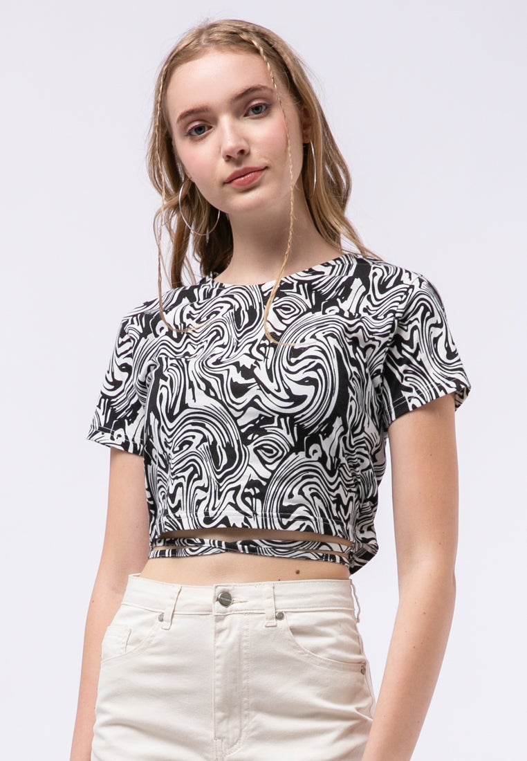 Printed T-shirt with Strap