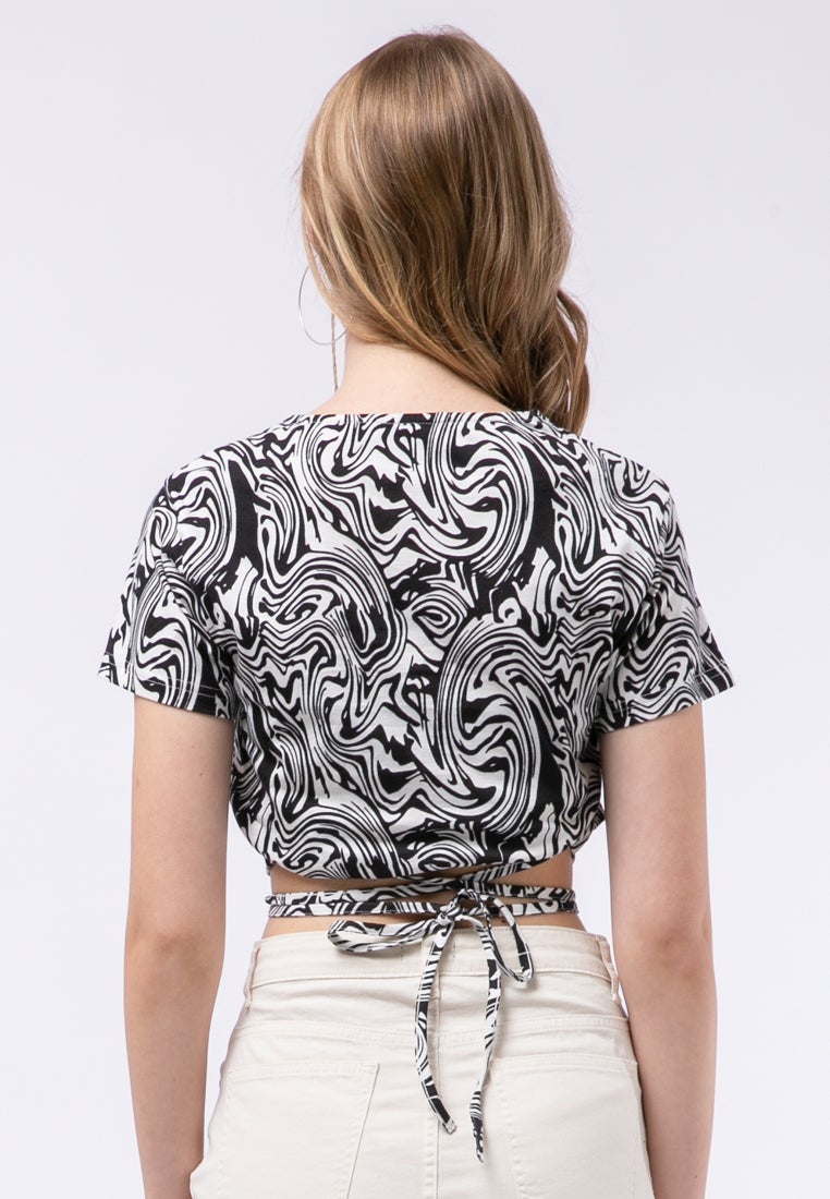 Printed T-shirt with Strap