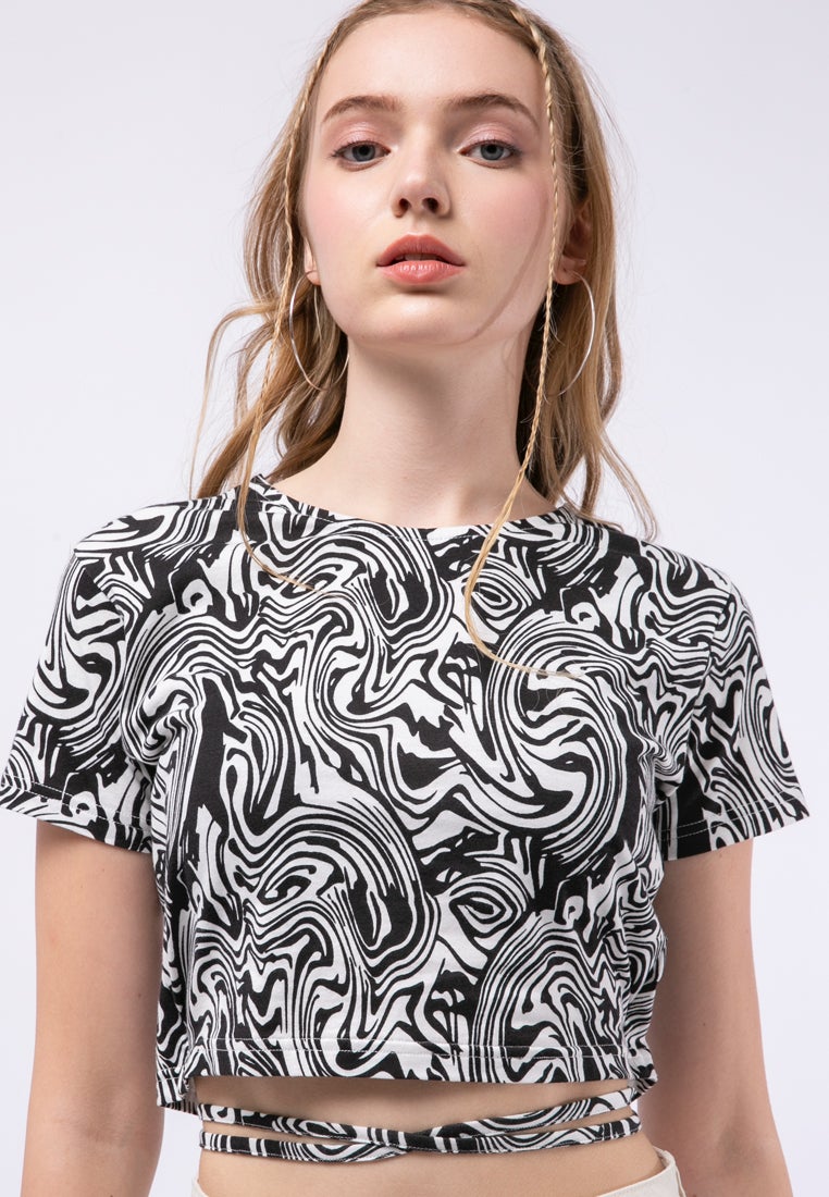 Printed T-shirt with Strap
