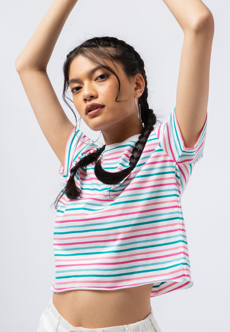 Striped Crop T-shirt
