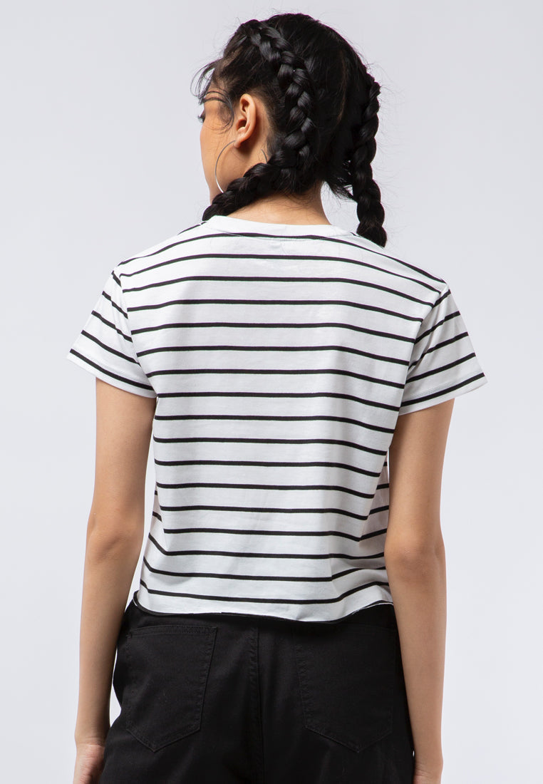 Striped Crop T-shirt