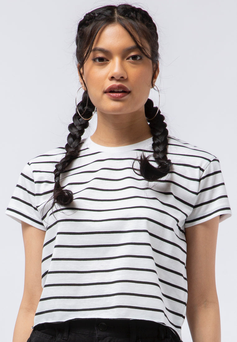 Striped Crop T-shirt