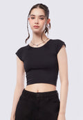 Fitted Short Sleeve Crop T-Shirt