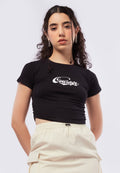 Ruched Graphic T-Shirt