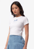 Short Sleeve Ribbon Graphic T-Shirt