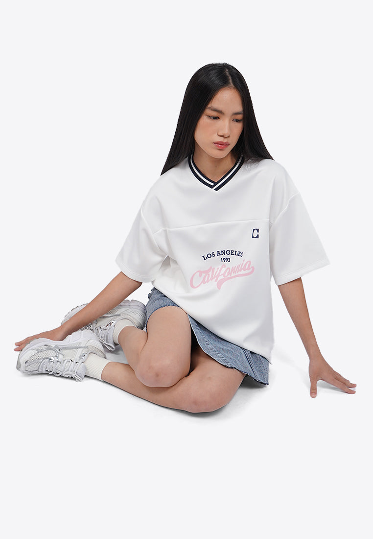Oversized V-Neck Top