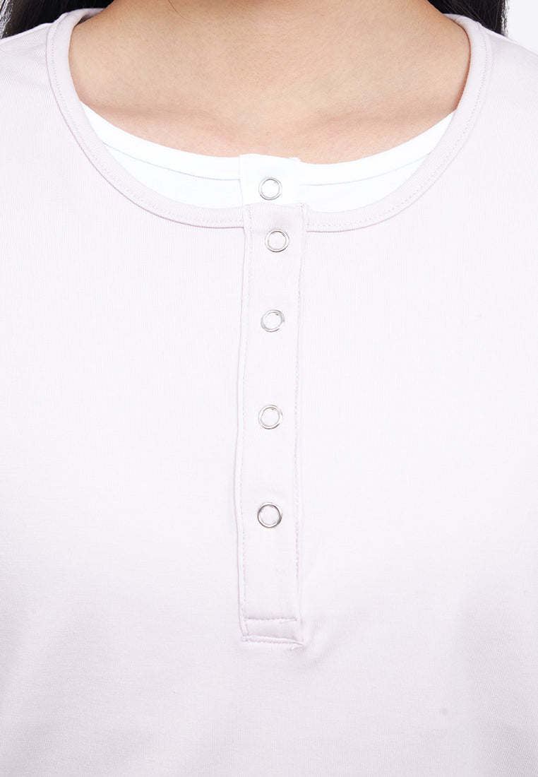 Double Layer Short Sleeve Top