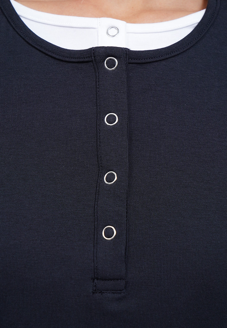 Double Layer Short Sleeve Top