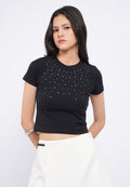 Rhine Stone Short Sleeve T-Shirt