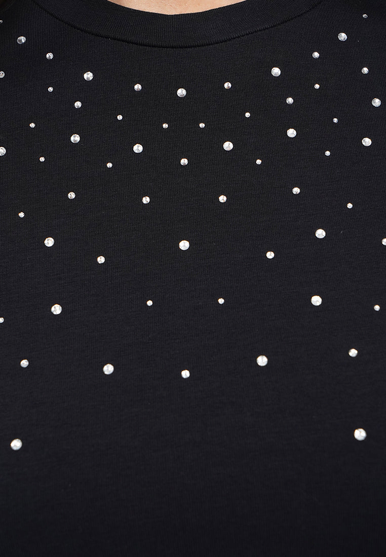Rhine Stone Short Sleeve T-Shirt