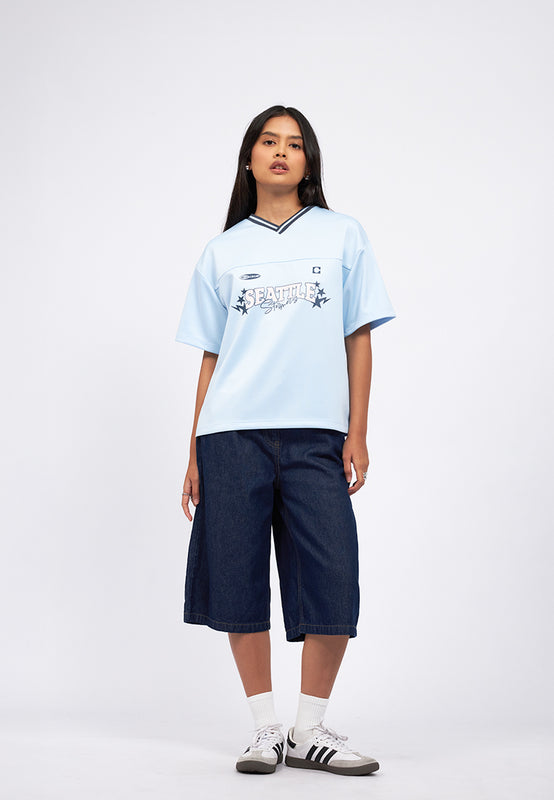 Oversized Short Sleeve Graphic Jersey
