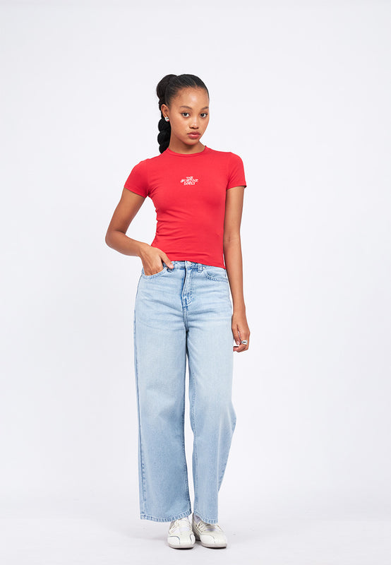 Graphic Short Sleeve Fitted T-Shirt