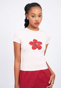 Graphic Short Sleeve Fitted T-Shirt