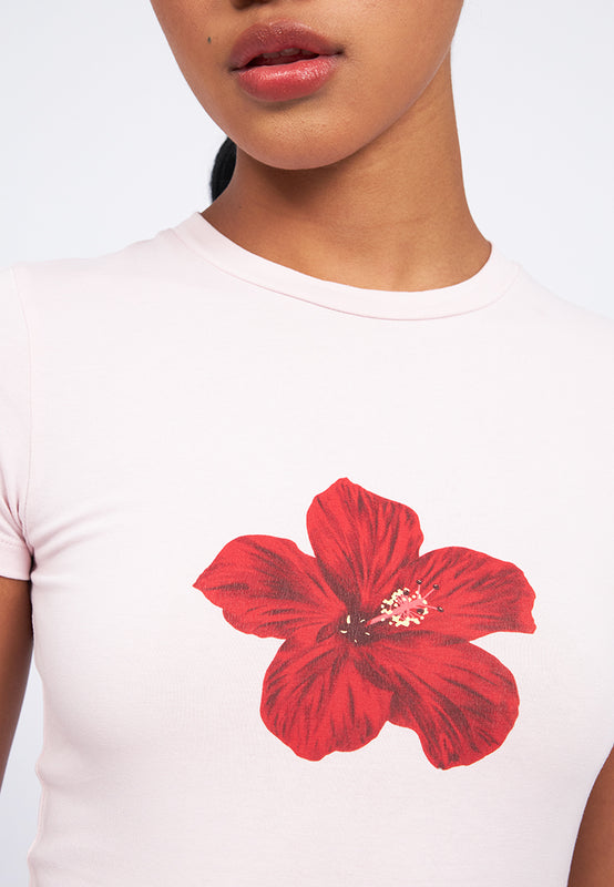 Graphic Short Sleeve Fitted T-Shirt