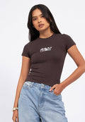 Fitted Short Sleeve Graphic T-Shirt