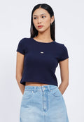 Cap Sleeve Fitted T-Shirt