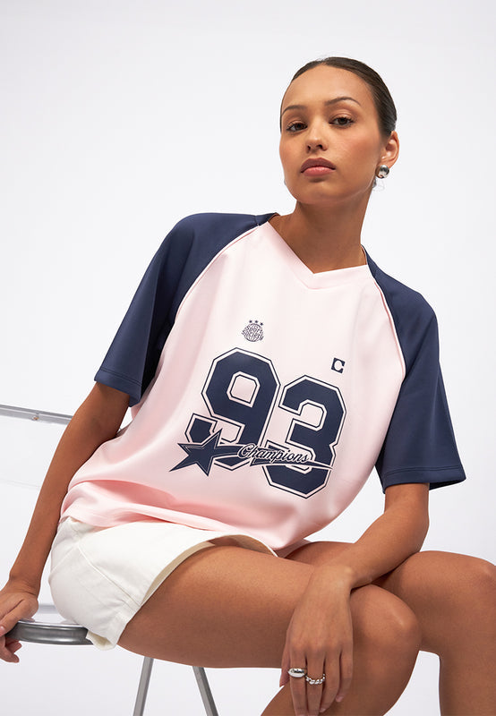 Short Sleeve Graphic Raglan Jersey