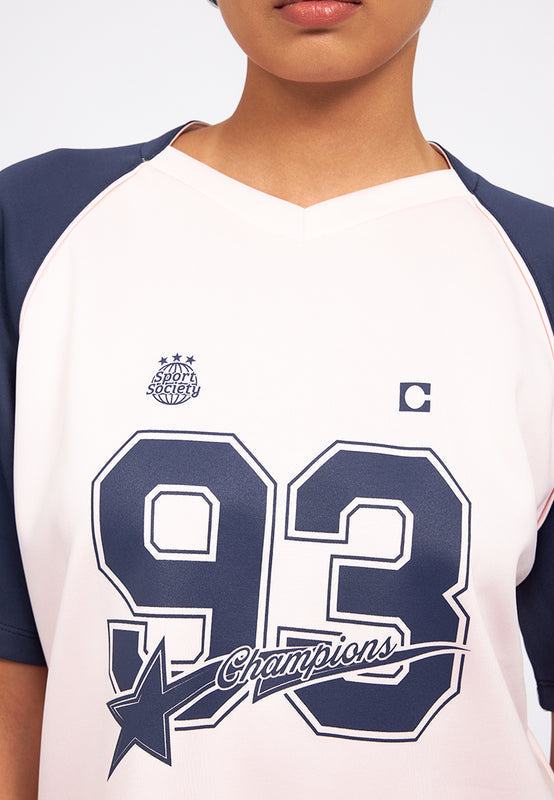 Short Sleeve Graphic Raglan Jersey