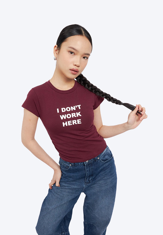 Side Ruched Graphic T-Shirt