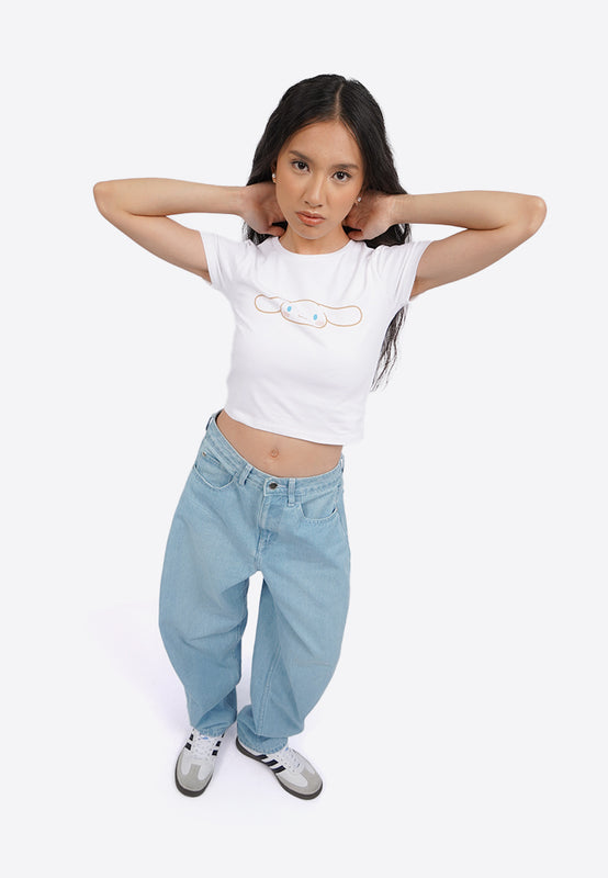 Cinnamoroll Short Sleeve Crop T-Shirt