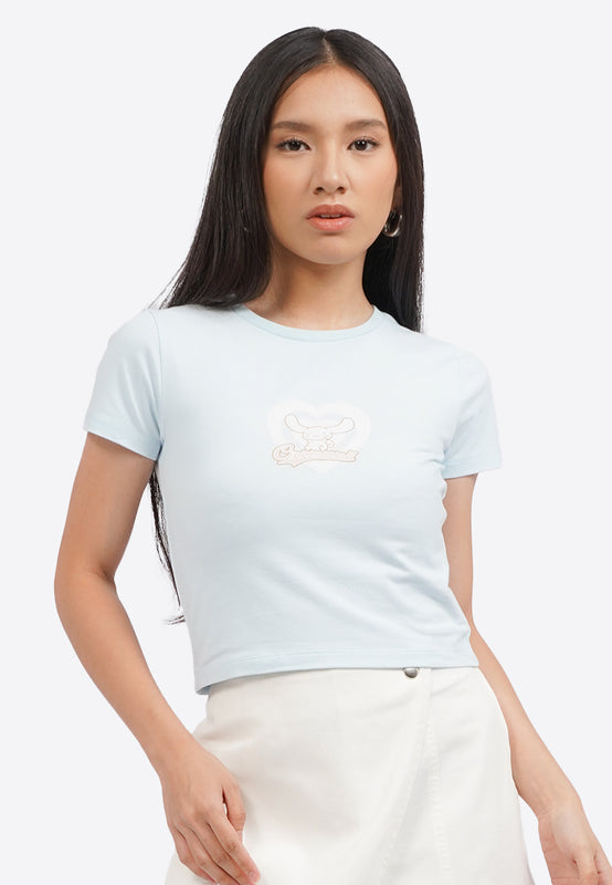 Cinnamoroll Short Sleeve Crop T-Shirt