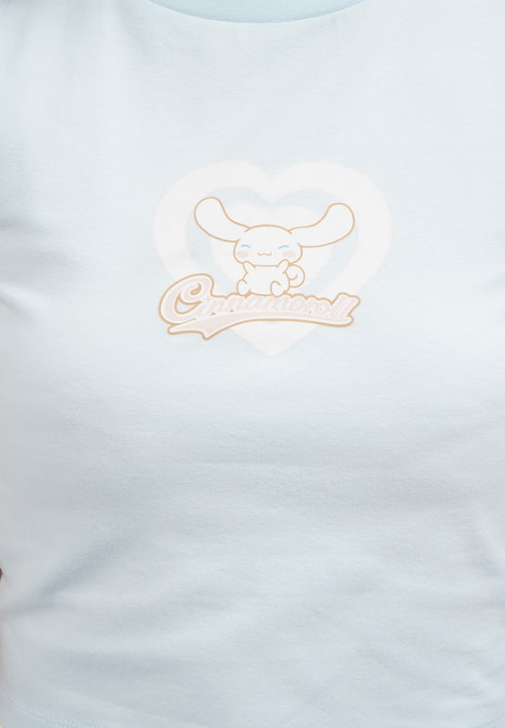Cinnamoroll Short Sleeve Crop T-Shirt
