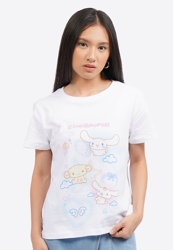 Cinnamoroll Round Neck Short Sleeve T-Shirt