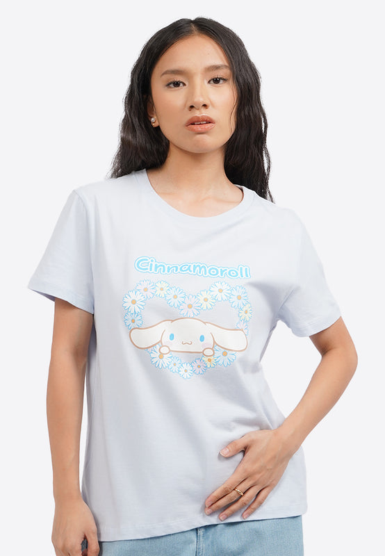 Cinnamoroll Round Neck Short Sleeve T-Shirt