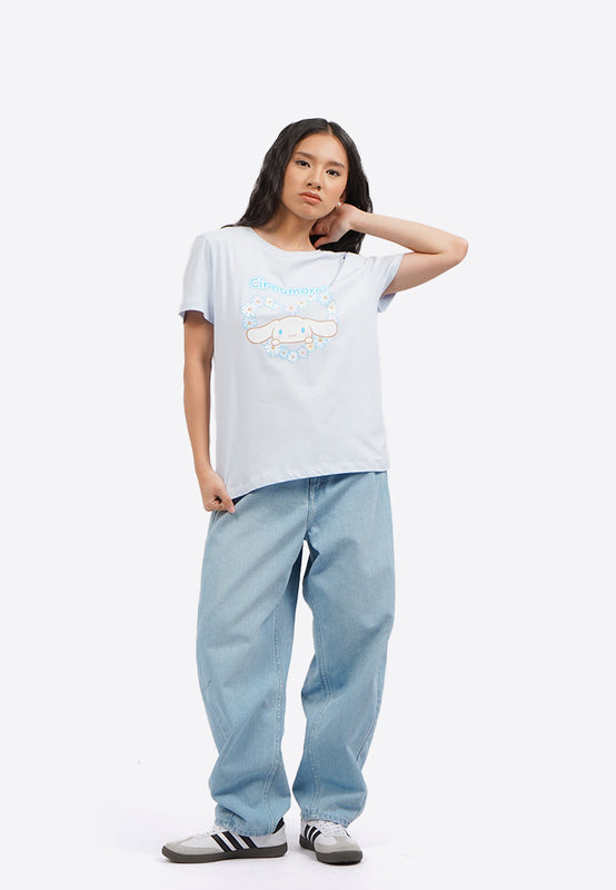Cinnamoroll Round Neck Short Sleeve T-Shirt
