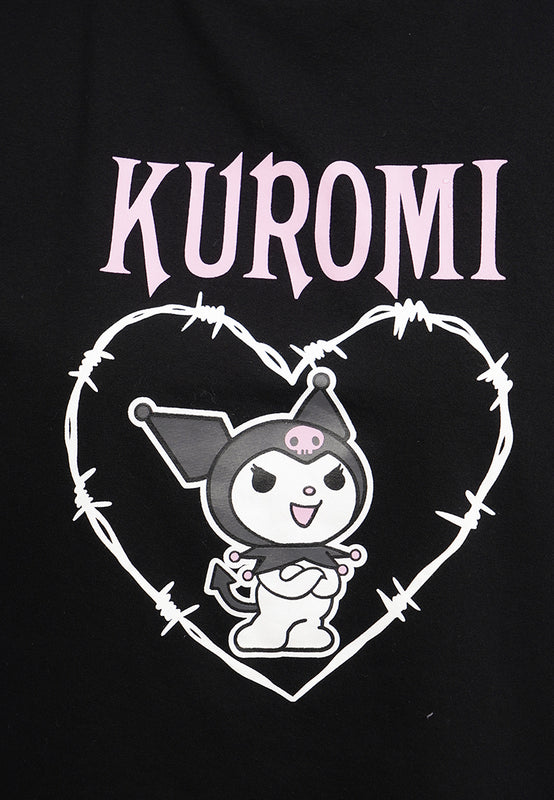 Kuromi Short Sleeve Crop T-Shirt