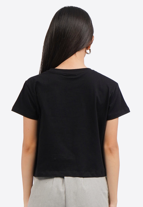 Kuromi Short Sleeve Crop T-Shirt