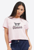 Kuromi Short Sleeve Crop T-Shirt