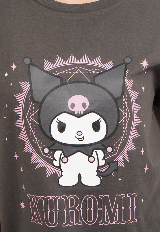 Kuromi Round Neck Short Sleeve T-Shirt