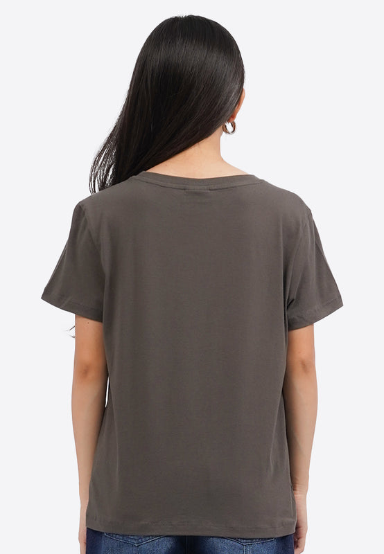 Kuromi Round Neck Short Sleeve T-Shirt