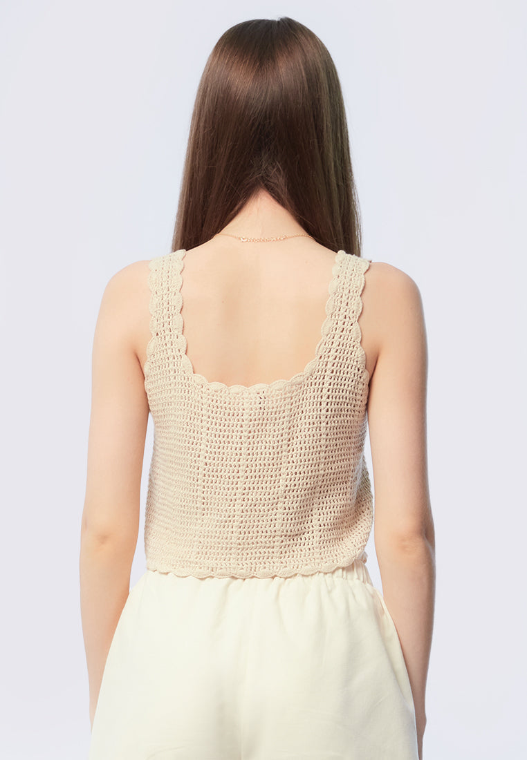 Crochet Crop Tank Top