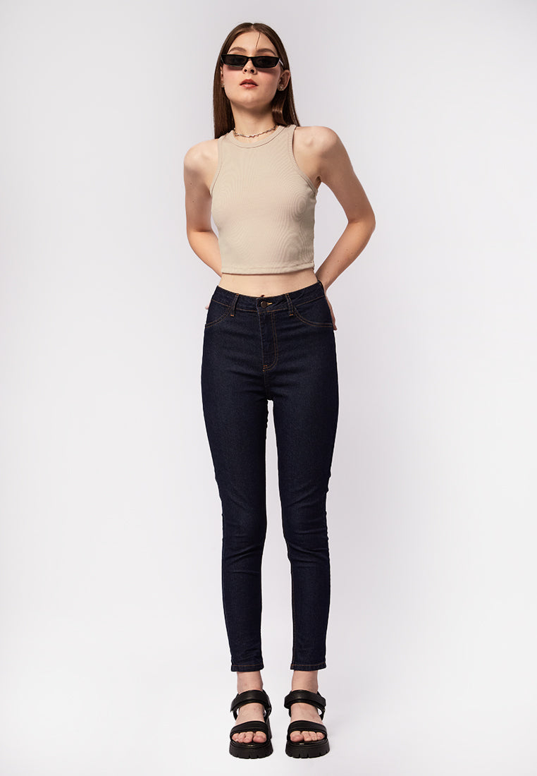 Fitted Ribbed Tank Top