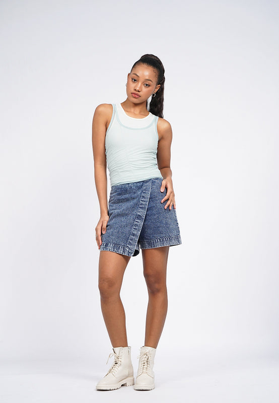 Double Layer Sheer Tank Top