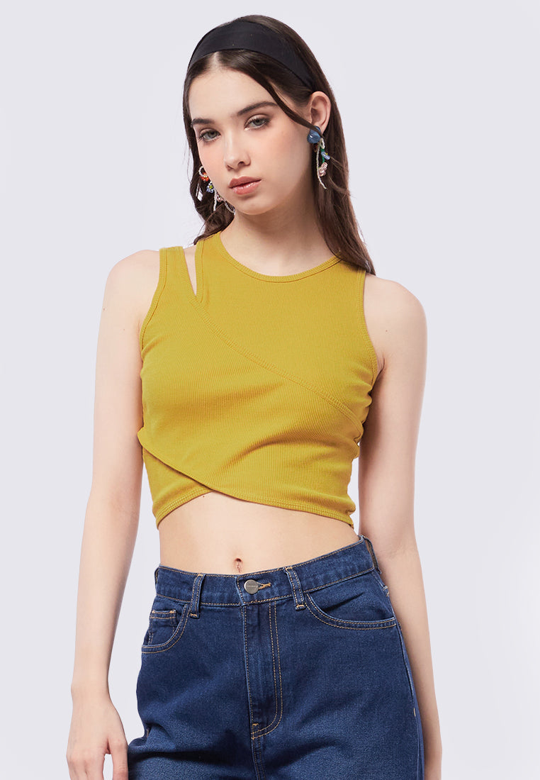 Asymmetrical Crop Tanktop