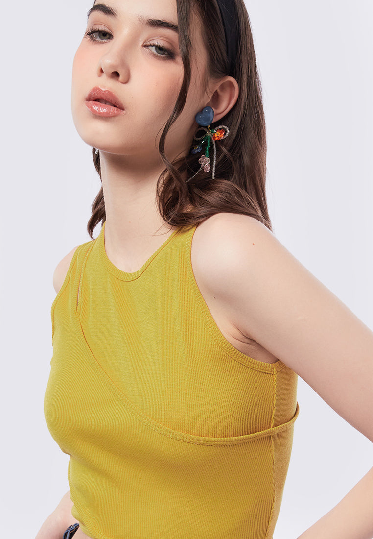 Asymmetrical Crop Tanktop