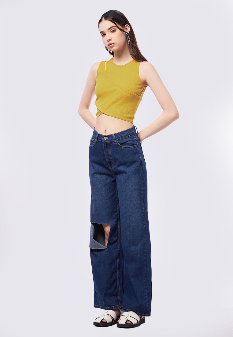 Asymmetrical Crop Tanktop