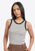 Striped Tank Bra