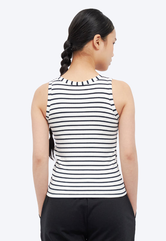 Round Neck Sleeveless Bra Top